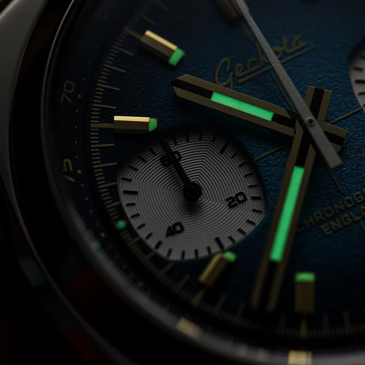 Chronotimer Chronograph Watch Deep Blue Fumé Dial - Image 7