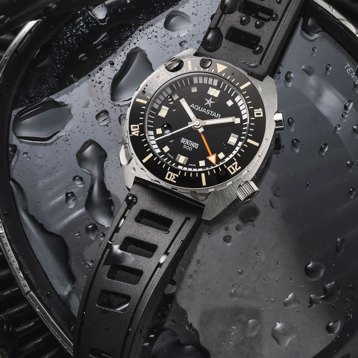 PRE-ORDER - Aquastar Benthos 500 II Founder's Edition Chronograph - Image 5