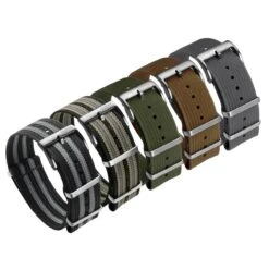 Set Of 5 WatchGecko Ridge British Military Watch Straps