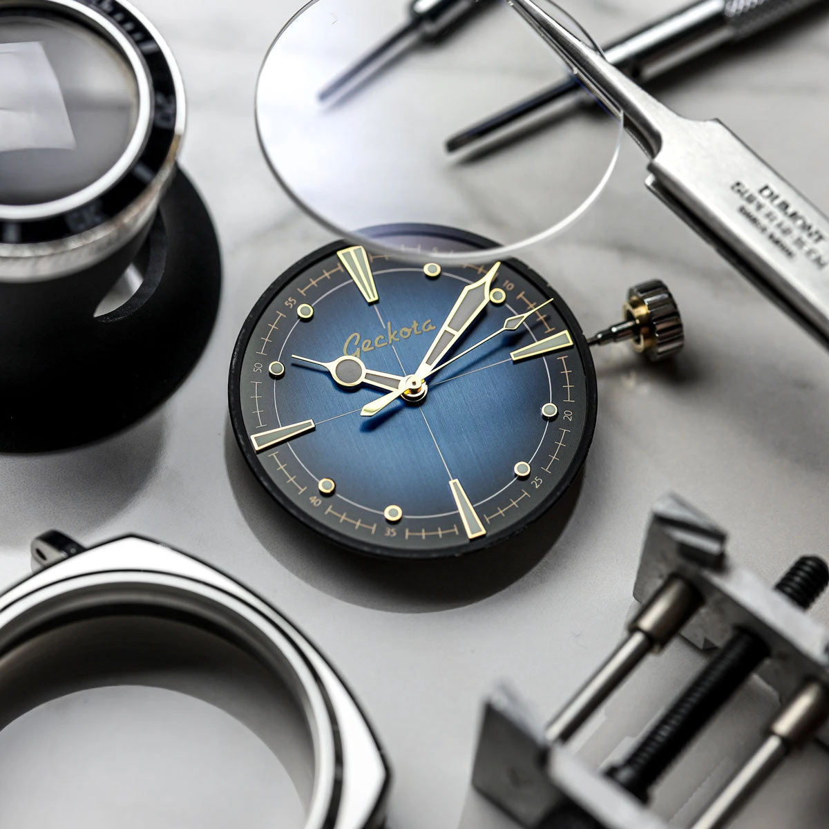 Geckota Pioneer Automatic Watch Blue Edition - Image 5