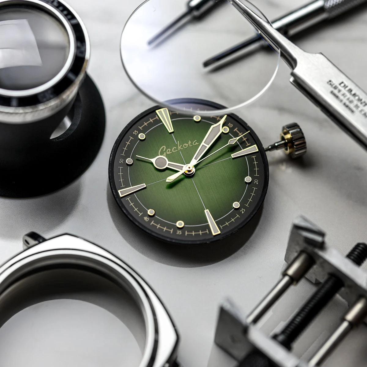 Pioneer Automatic Watch Brushed Green Dial - Image 3