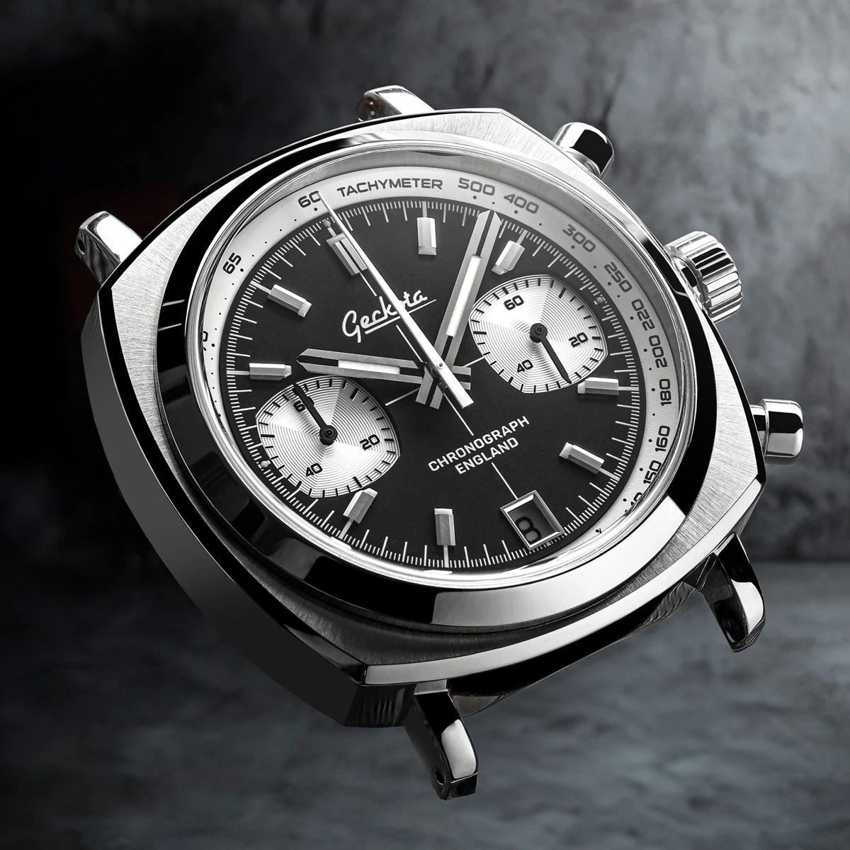 Geckota Chronotimer Chronograph Watch Classic Reverse Panda - Image 3