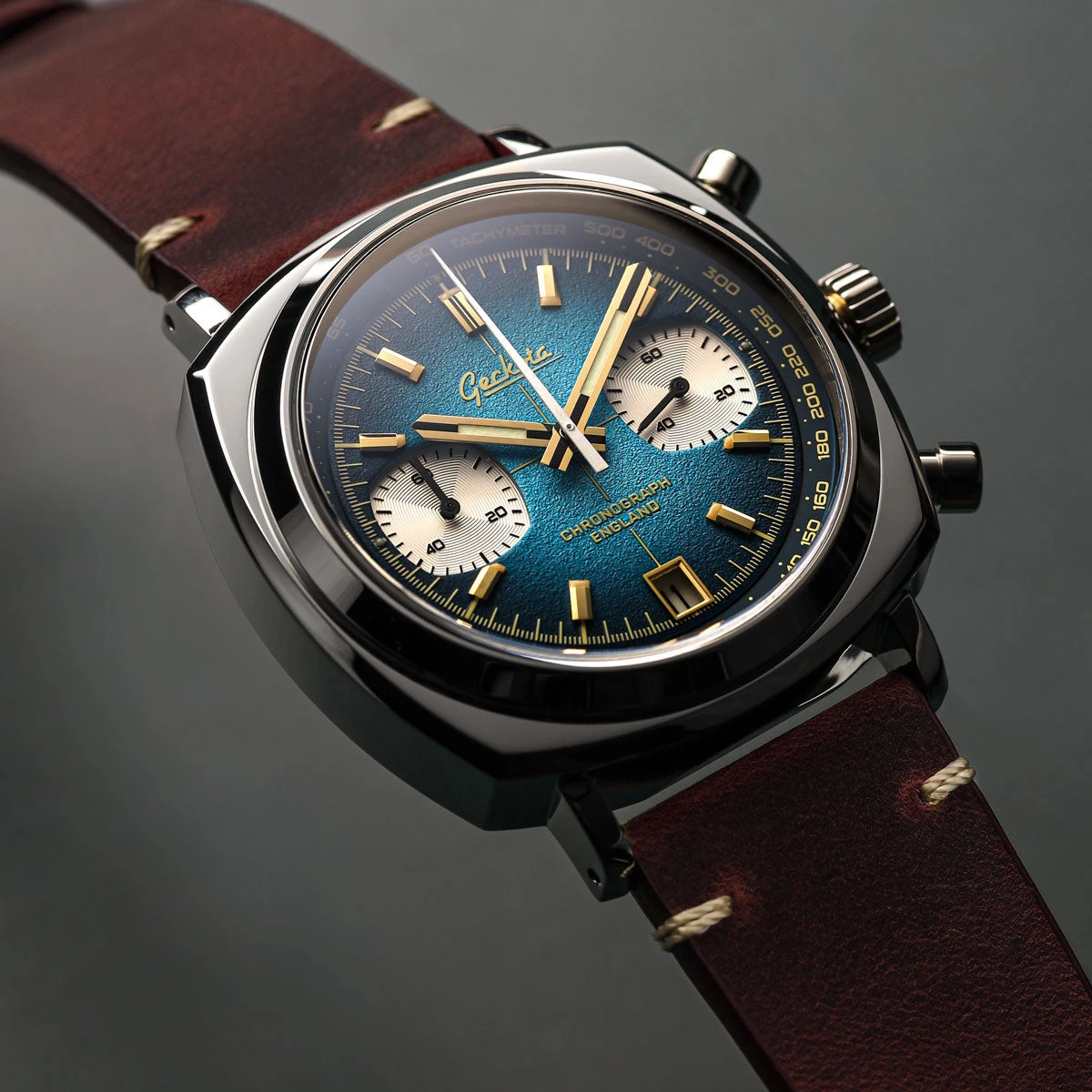 Chronotimer Chronograph Watch Deep Blue Fumé Dial - Image 4
