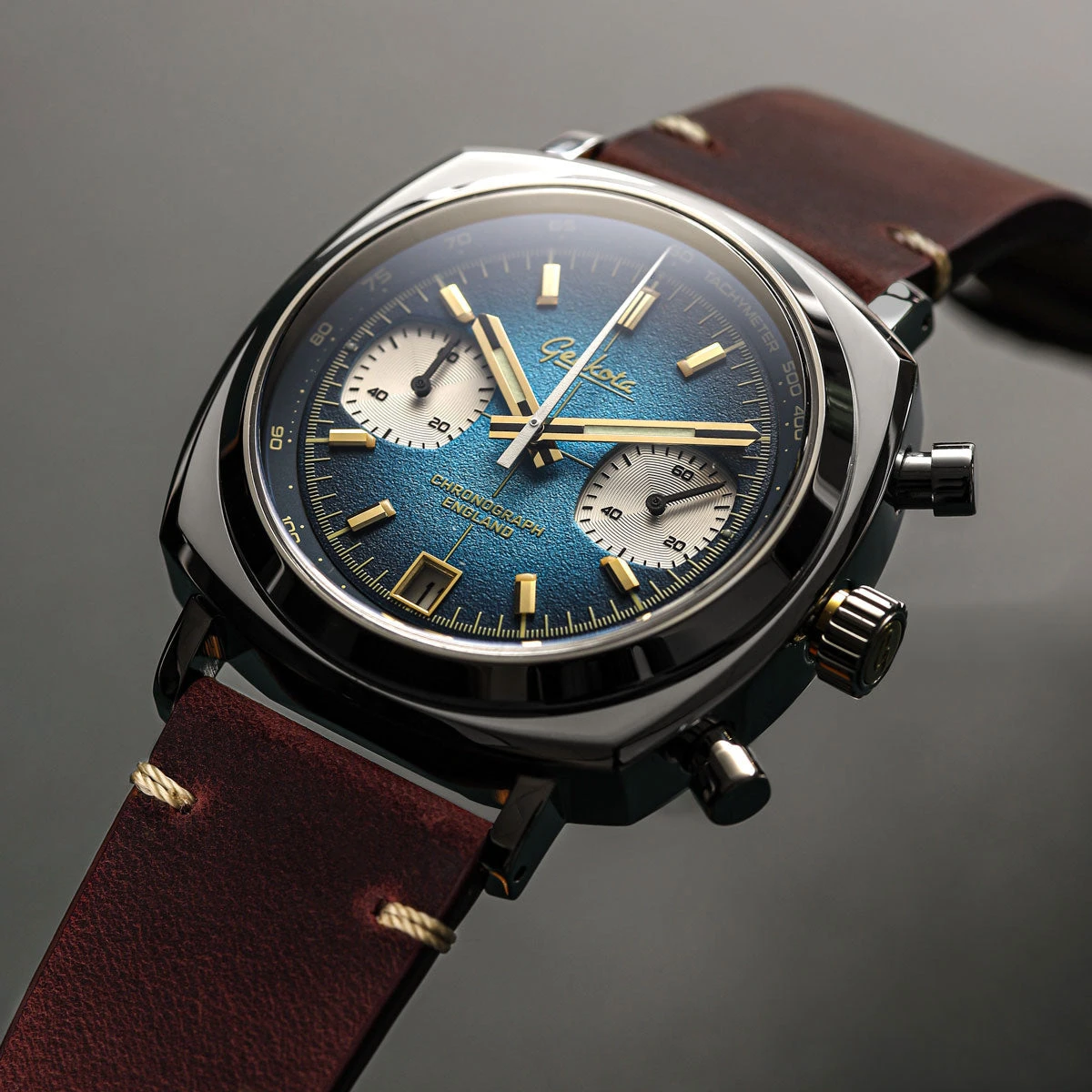 Chronotimer Chronograph Watch Deep Blue Fumé Dial - Image 5