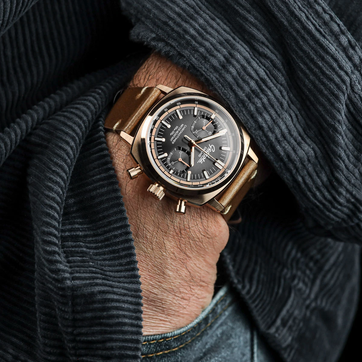 Classic Chronotimer Watch Grey Wolf - Image 6