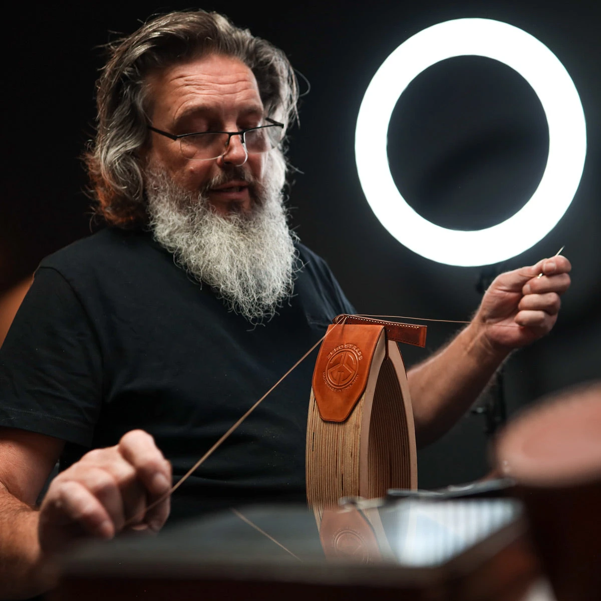 WatchGecko Handmade Artisan Leather Watch Case - Dark Brown - Image 3