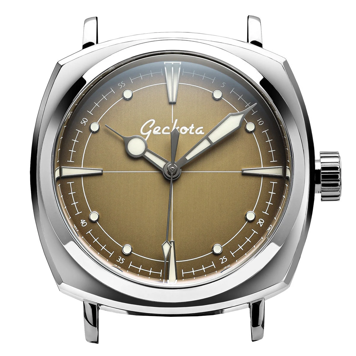 Geckota Pioneer Automatic Watch Brushed Beige Edition - Image 17
