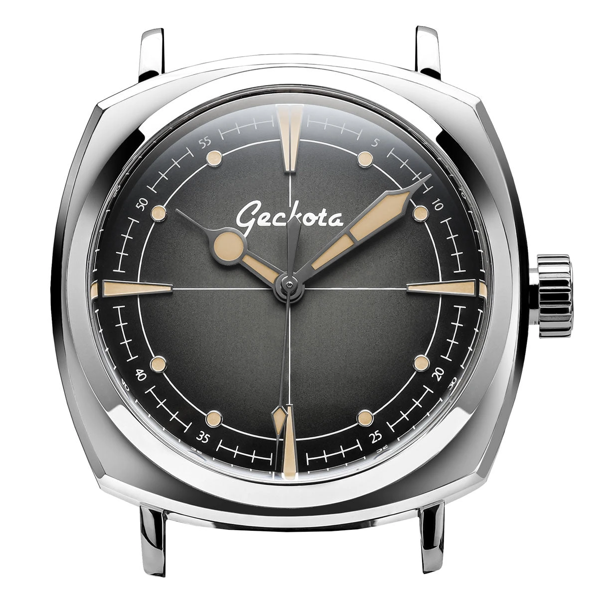 Geckota Pioneer Automatic Watch Brushed Black Dial - Image 13
