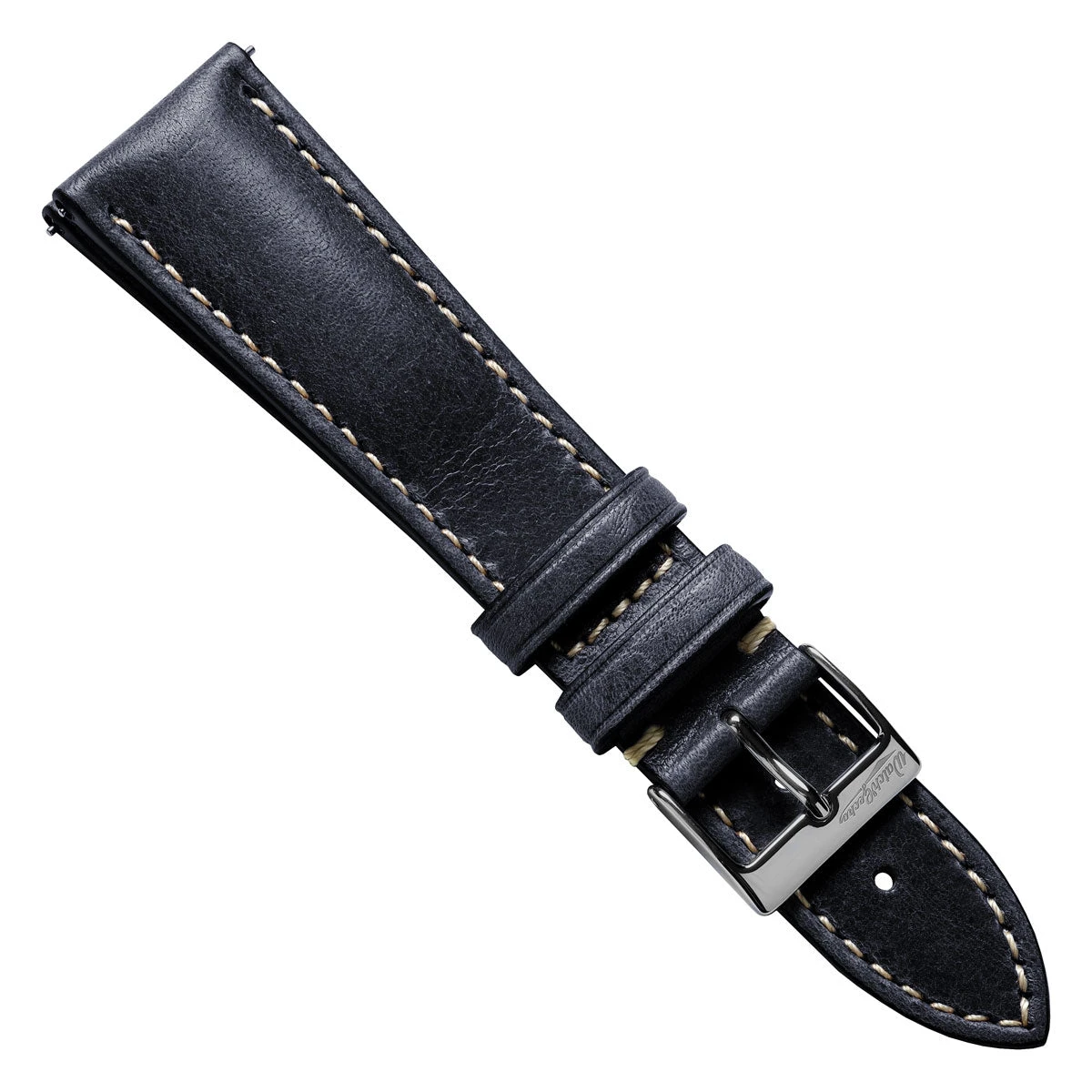 Classic Highley Genuine Leather Watch Strap - Blue - Image 5
