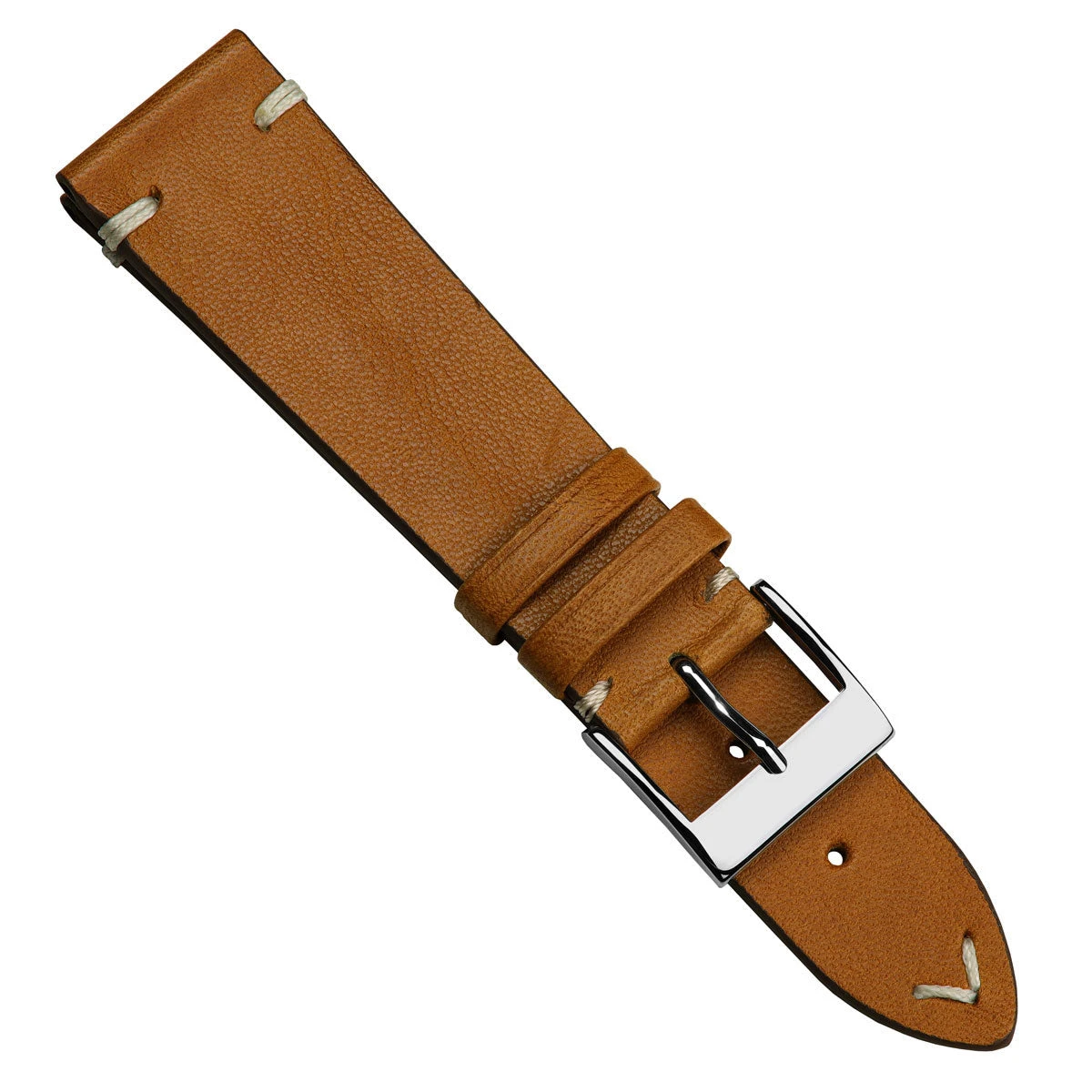 Vintage Cavallo Horse Leather Watch Strap - Camel - Image 2
