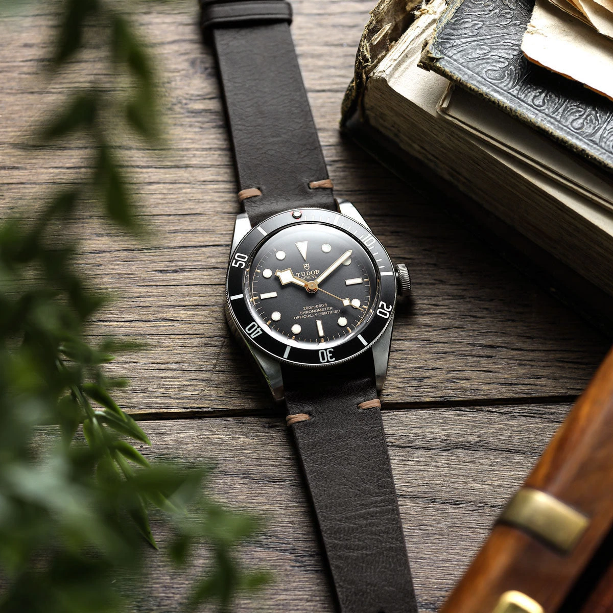 Vintage Cavallo Horse Leather Watch Strap - Chocolate Brown - Image 3