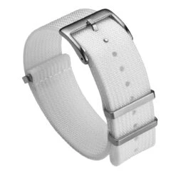 WatchGecko Ridge British Military Watch Strap - White
