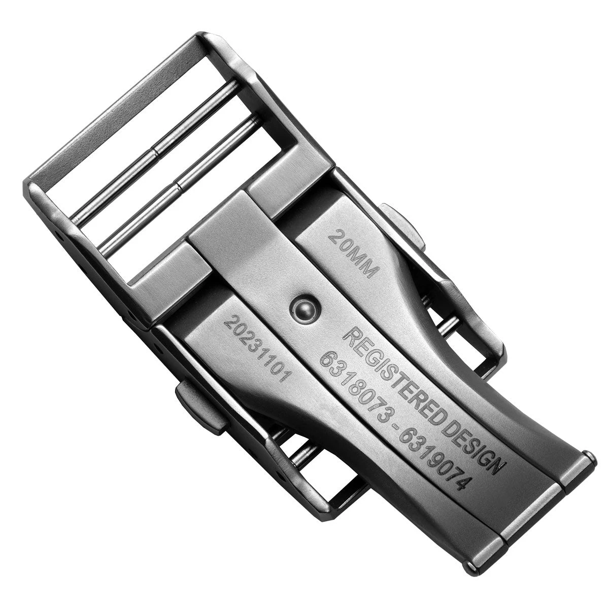 ZULUDIVER OctoPod MK3 Buckle - Sandblasted Silver - Image 3