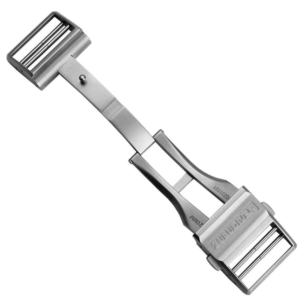 ZULUDIVER OctoPod MK3 Buckle - Sandblasted Silver - Image 2