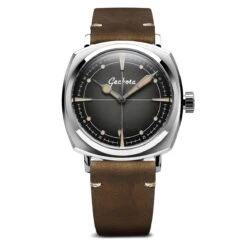 Geckota Pioneer Automatic Watch Brushed Black Dial