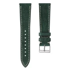 Flat Highley Genuine Leather Watch Strap - Reef
