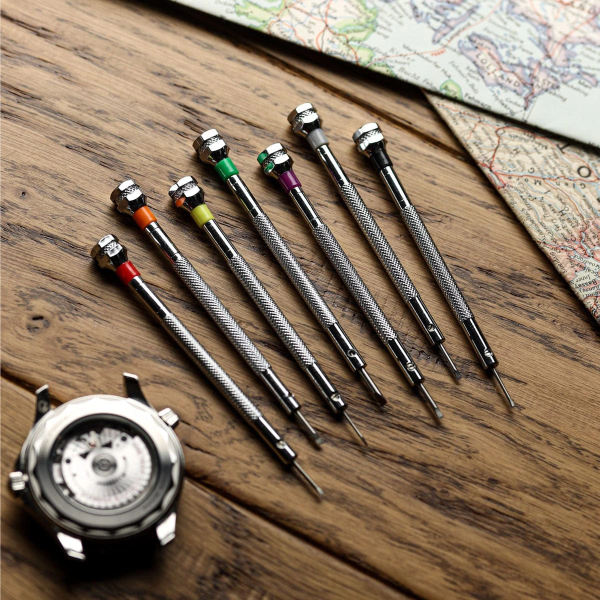 Watchmaker's 7 Piece Screwdriver Set - Image 12