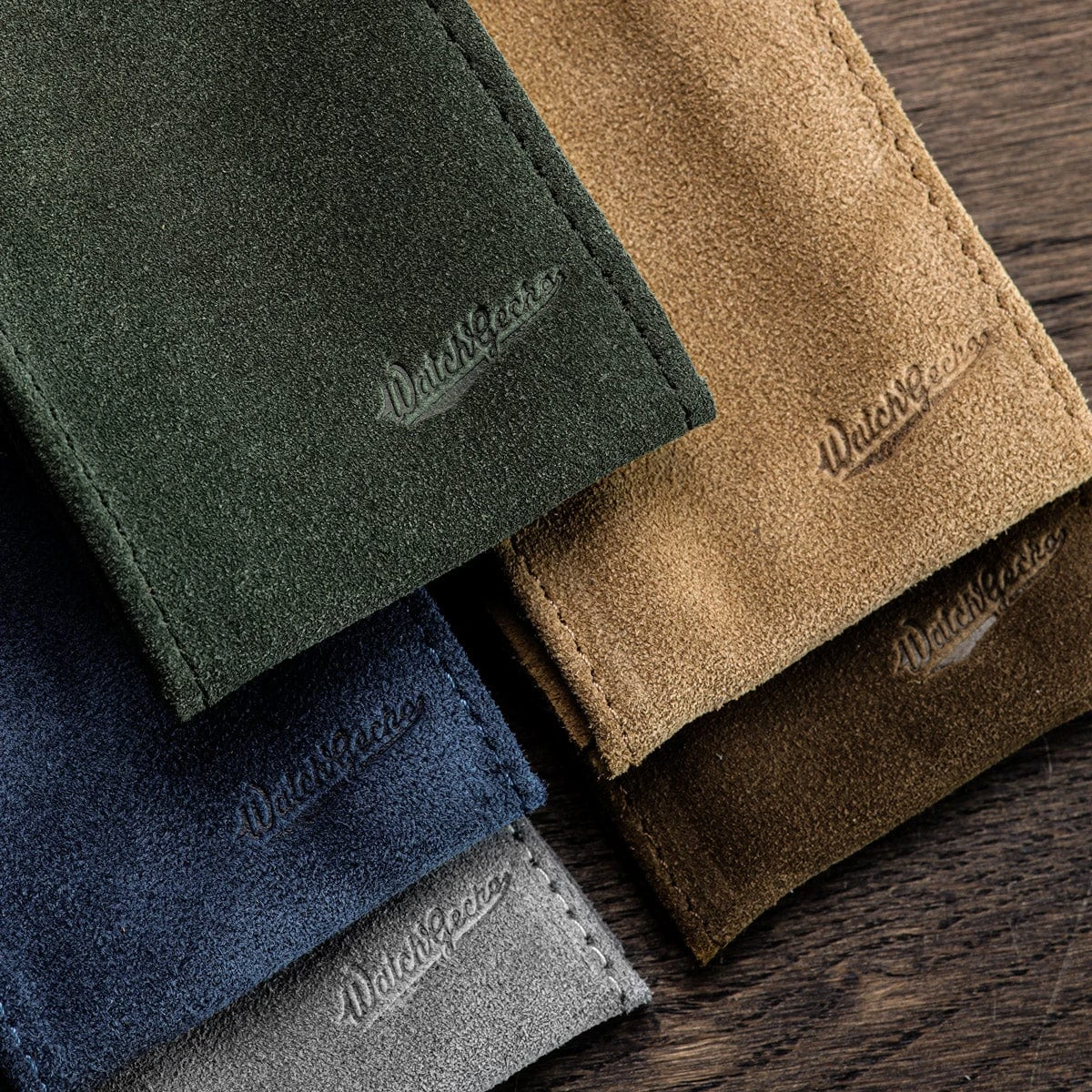 WatchGecko Genuine Suede Watch Pouch - Lion - Image 5