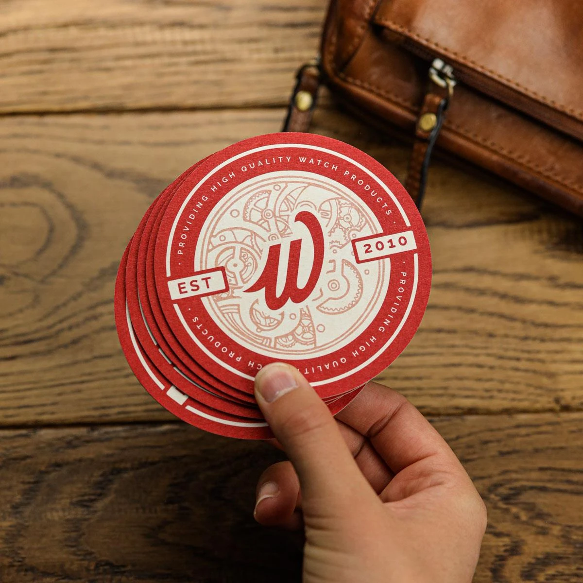 WatchGecko Eco-Friendly Beer Mats (Pack Of 5) - Image 3