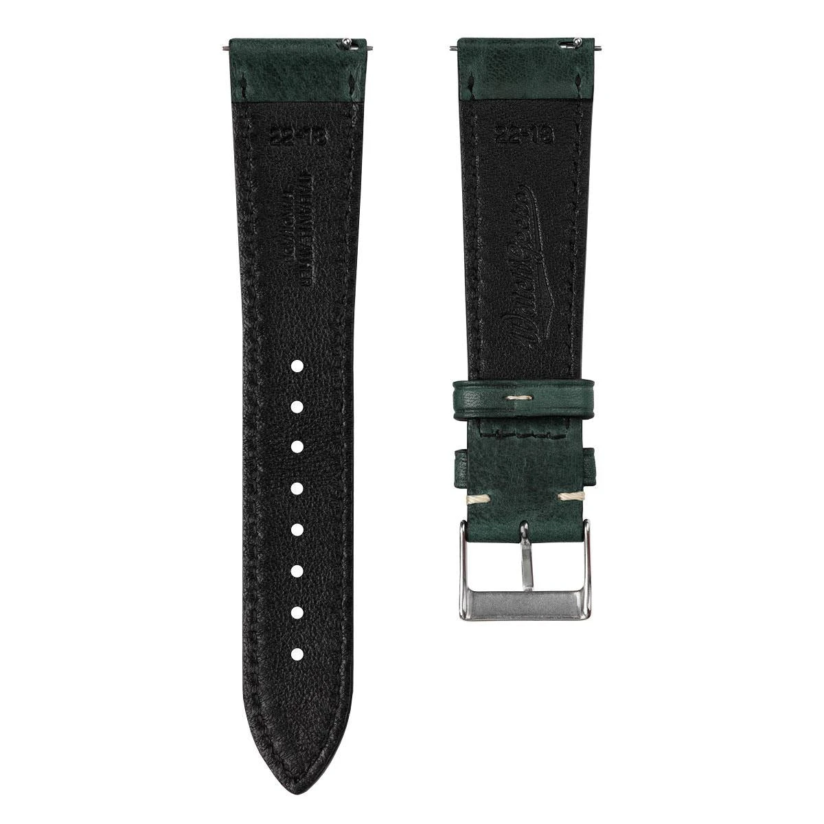 Flat Highley Genuine Leather Watch Strap - Reef - Image 6