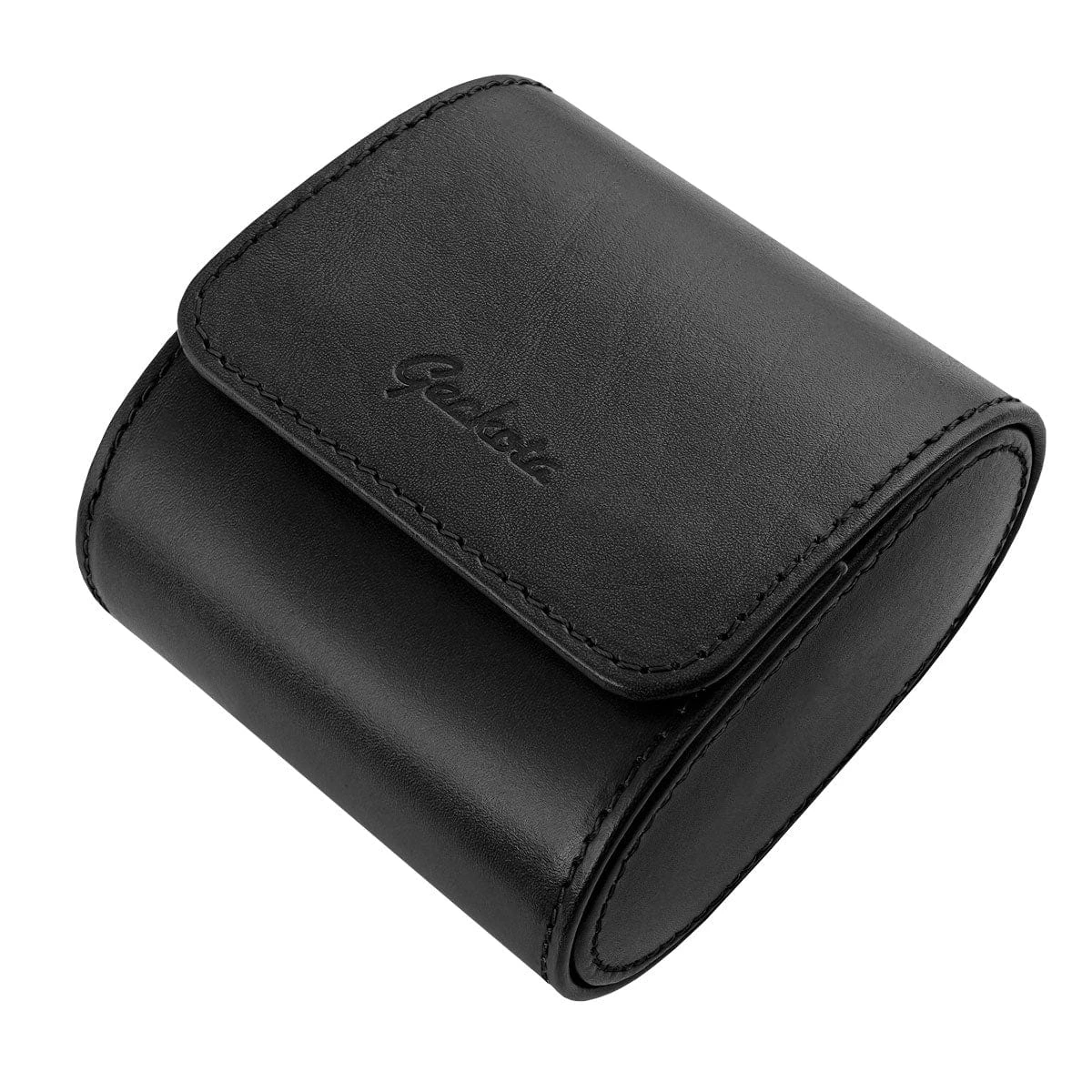 Geckota Genuine Leather Watch Box - Black - Image 3