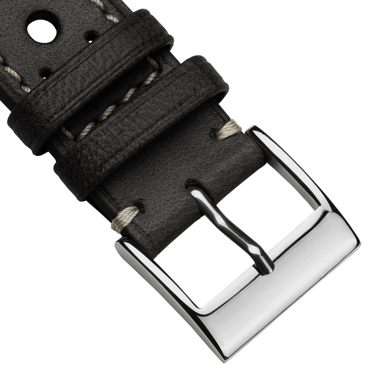 Boutsen Cavallo Racing Handmade Leather Watch Strap - Chocolate Brown - Image 5