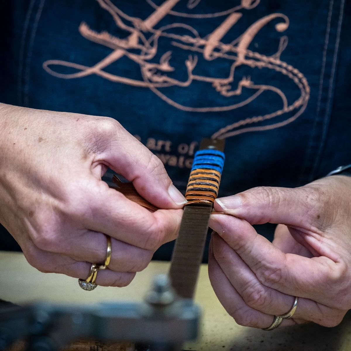 Boutsen Racing Handmade Leather Watch Strap - Anthracite - Image 12