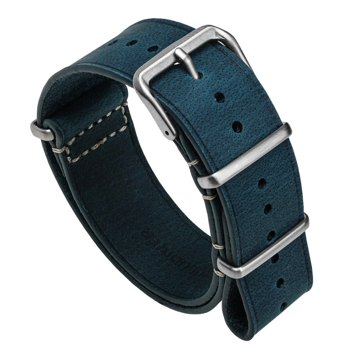 ZULUDIVER 1973 British Military Watch Strap: OXFORD - Vintage Blue - Image 13