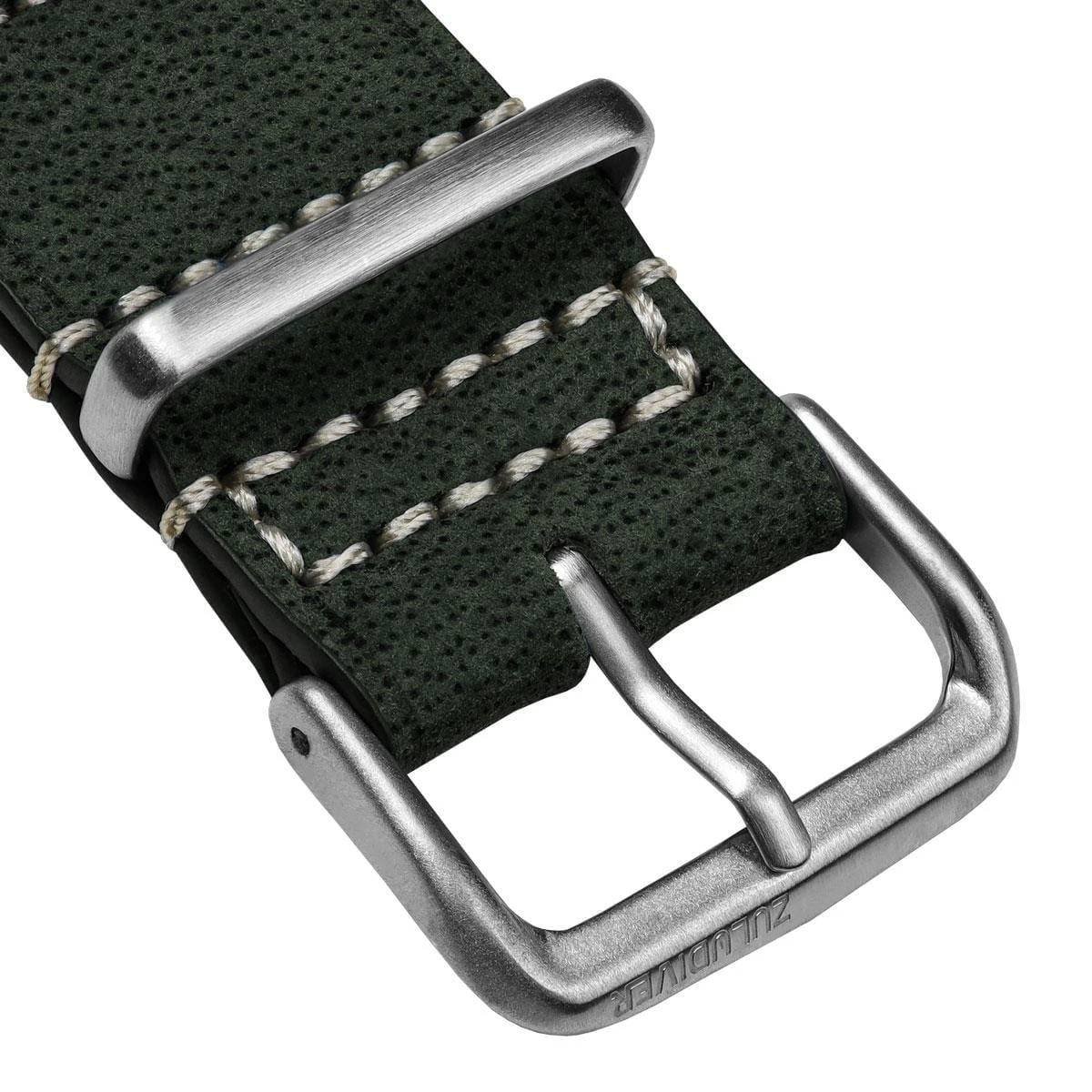 ZULUDIVER 1973 British Military Watch Strap: OXFORD - Vintage Green - Image 10