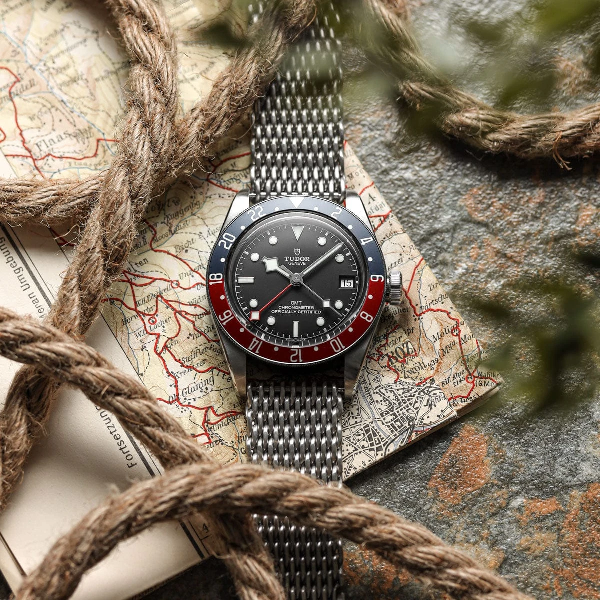 Genuine H Link Shark Mesh 316L Stainless Watch Strap - Satin - Image 2