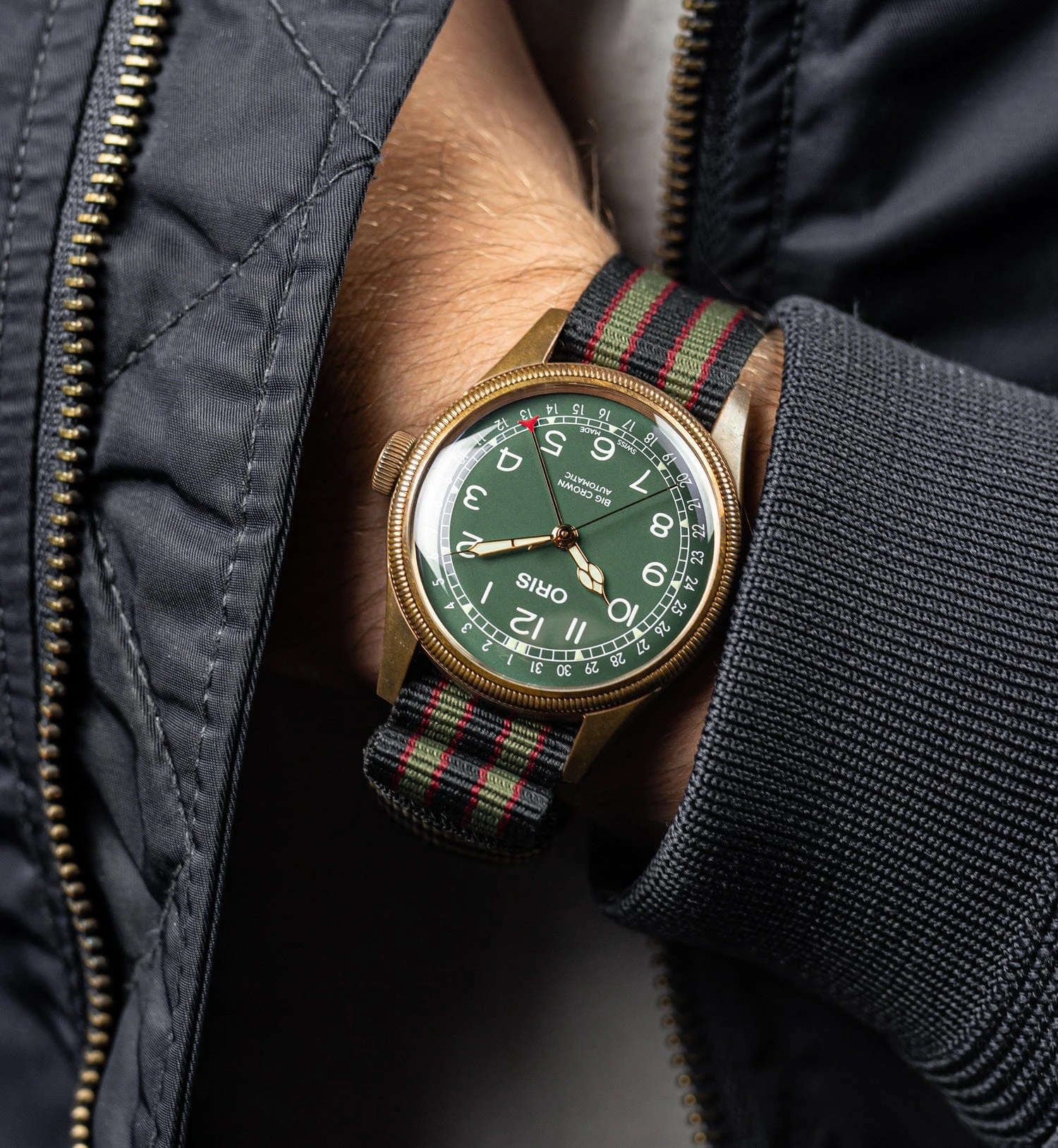 Genuine Vintage Bond Military Nylon Watch Strap By Geckota - Polished - Image 9