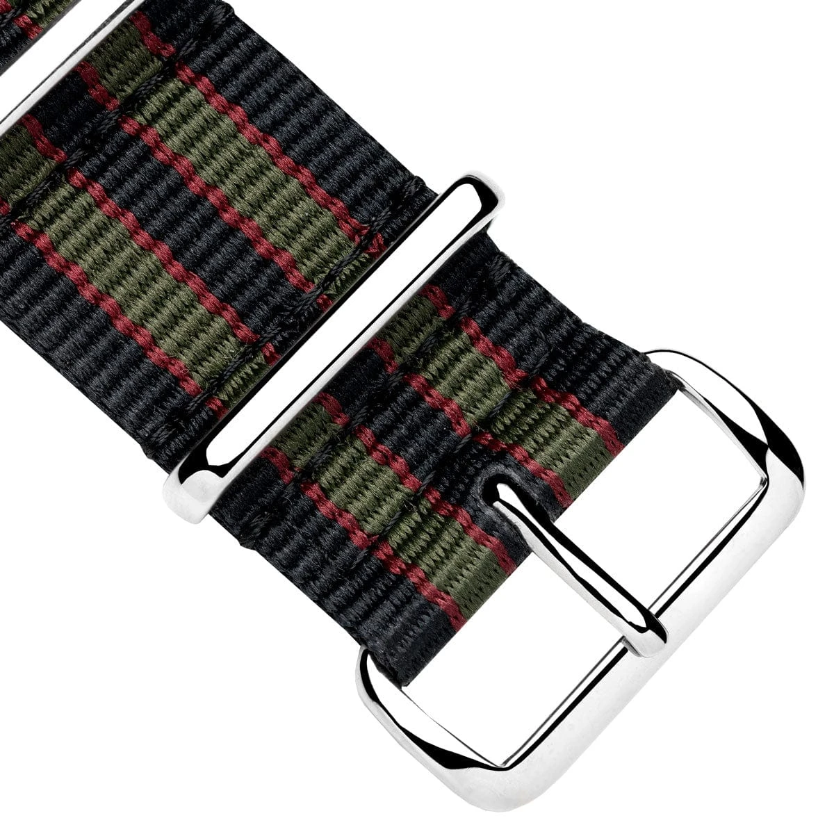Genuine Vintage Bond Military Nylon Watch Strap By Geckota - Polished - Image 7