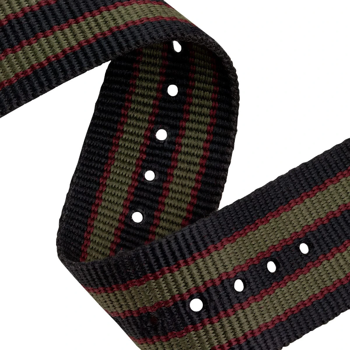 Genuine Vintage Bond Military Nylon Watch Strap By Geckota - Polished - Image 5