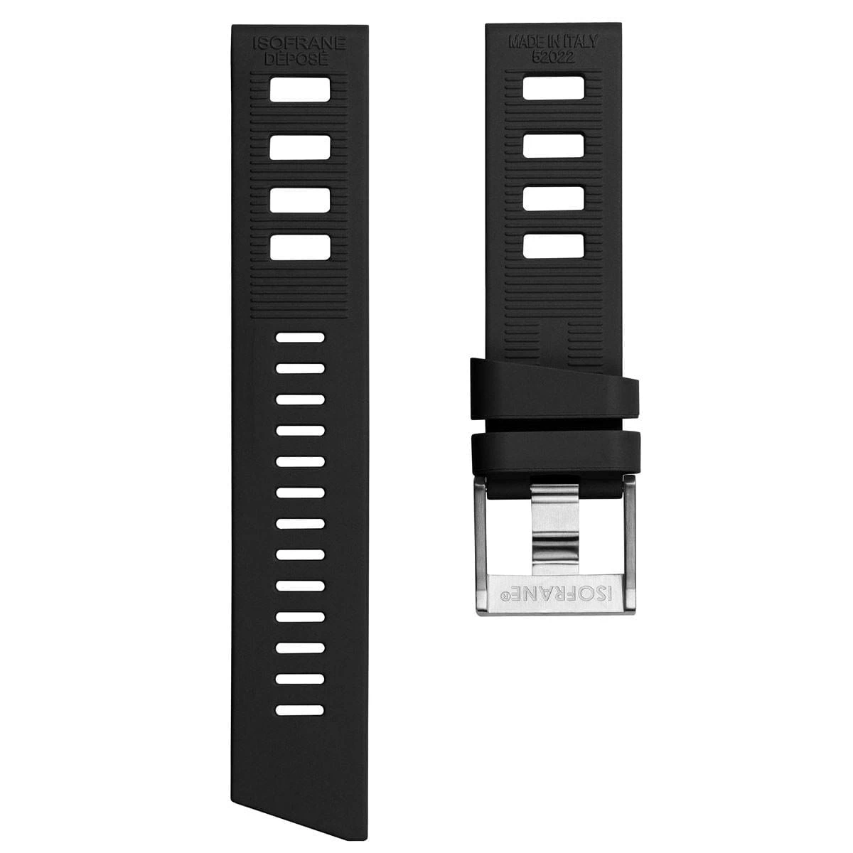 ISOfrane Rubber Strap With RS Buckle - Black - Image 4