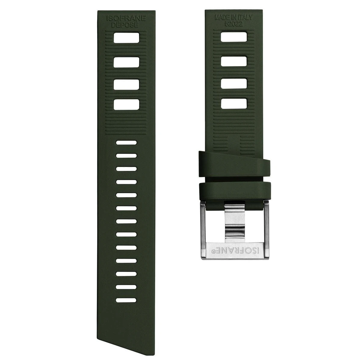 ISOfrane Rubber Strap With RS Buckle - Green - Image 3