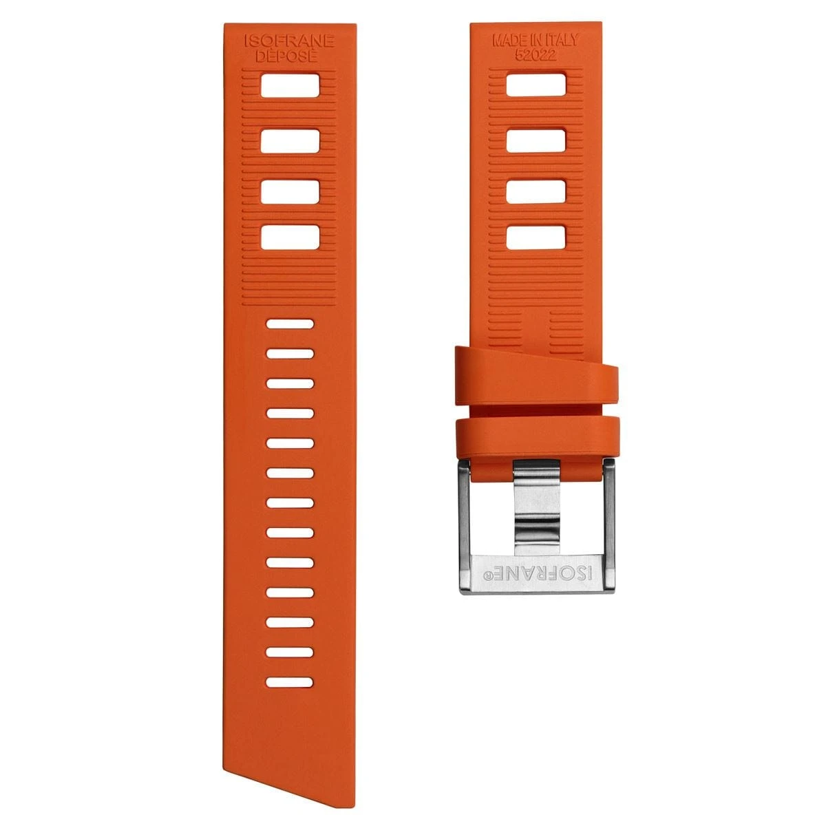 ISOfrane Rubber Strap With RS Buckle - Orange - Image 3