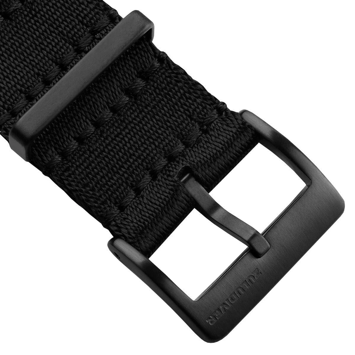 ZULUDIVER 1973 British Military Watch Strap: ARMOURED RECON - Military Black, IP Black - Image 3