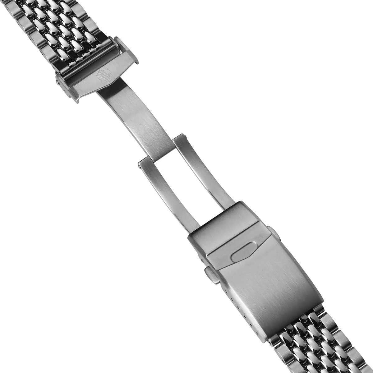 NTH Stainless Steel Beads Of Rice Bracelet With 20mm Solid End Pieces - Image 6