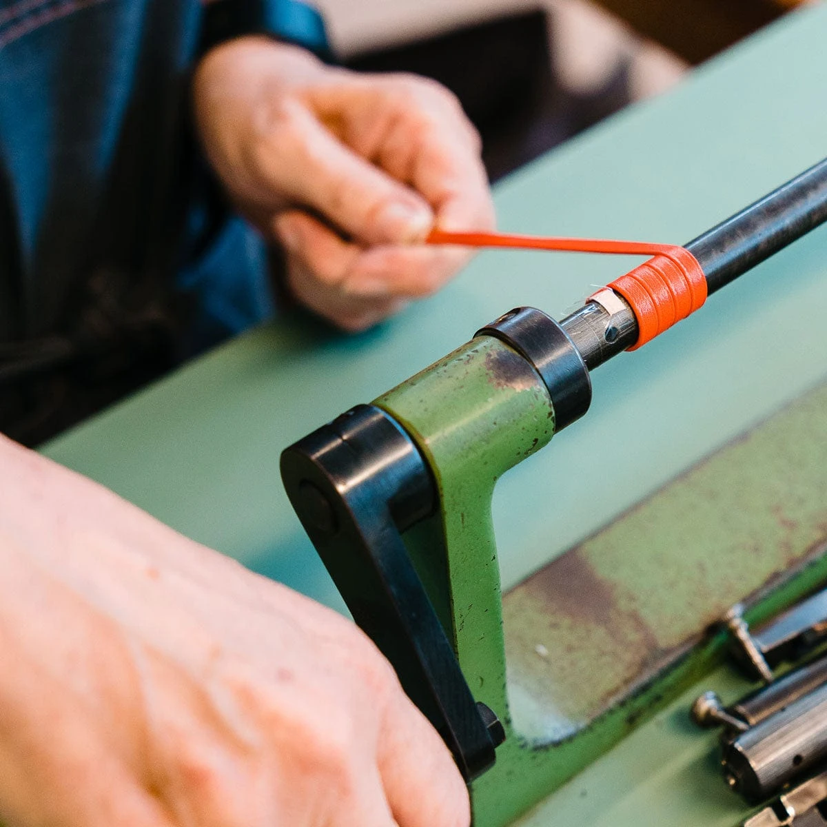 Ostend Thick Padded Leather Watch Strap - Baranil Chestnut - Image 9