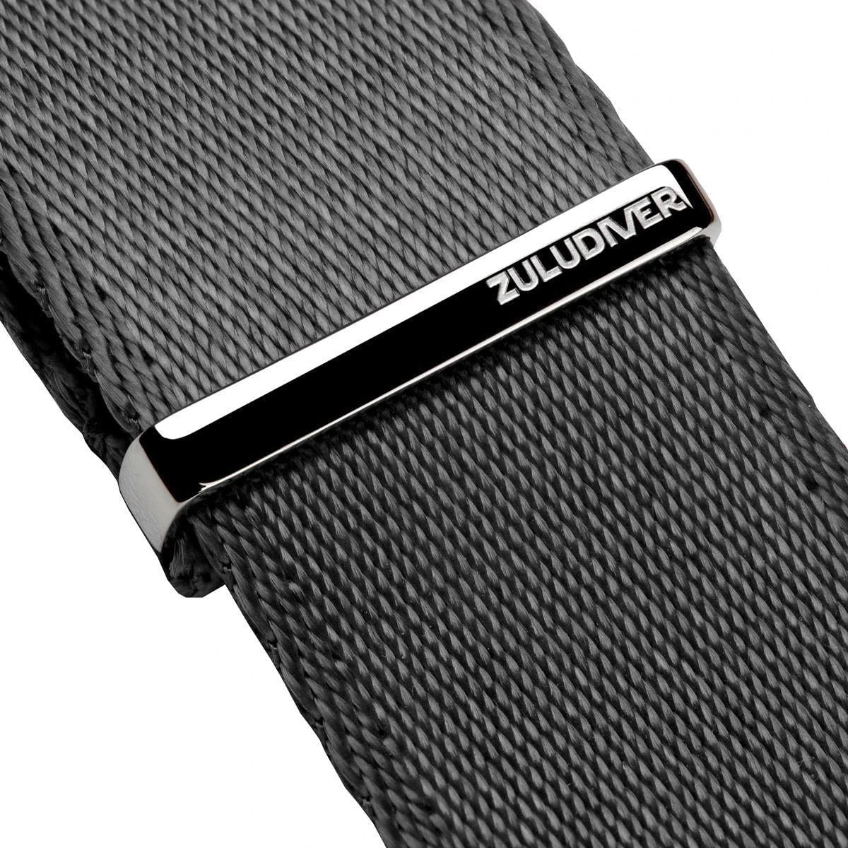 ZULUDIVER 1973 British Military Watch Strap: ARMOURED RECON - Admiralty Grey, Polished - Image 3