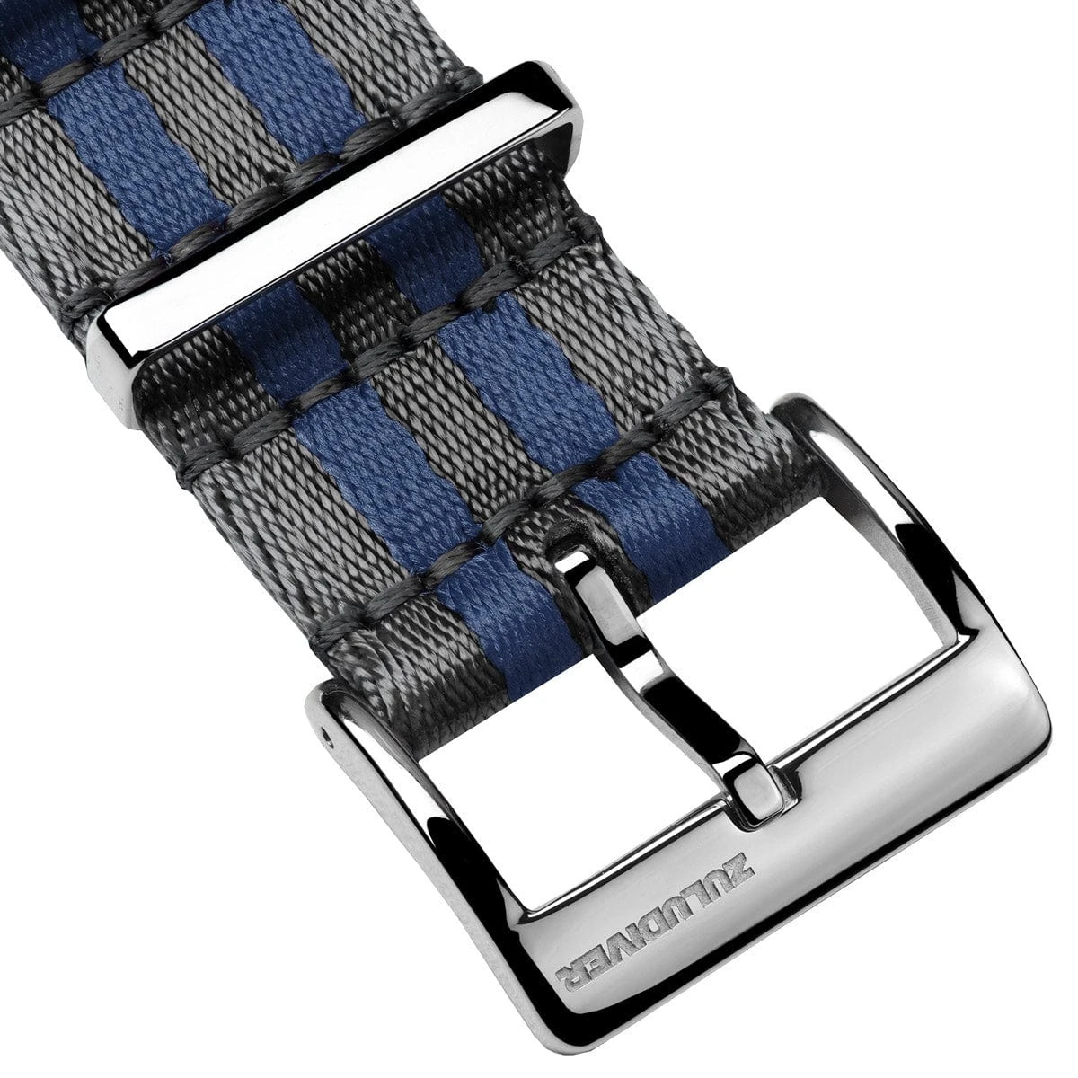 ZULUDIVER 1973 British Military Watch Strap: ARMOURED RECON - Navy Bond, Polished - Image 4