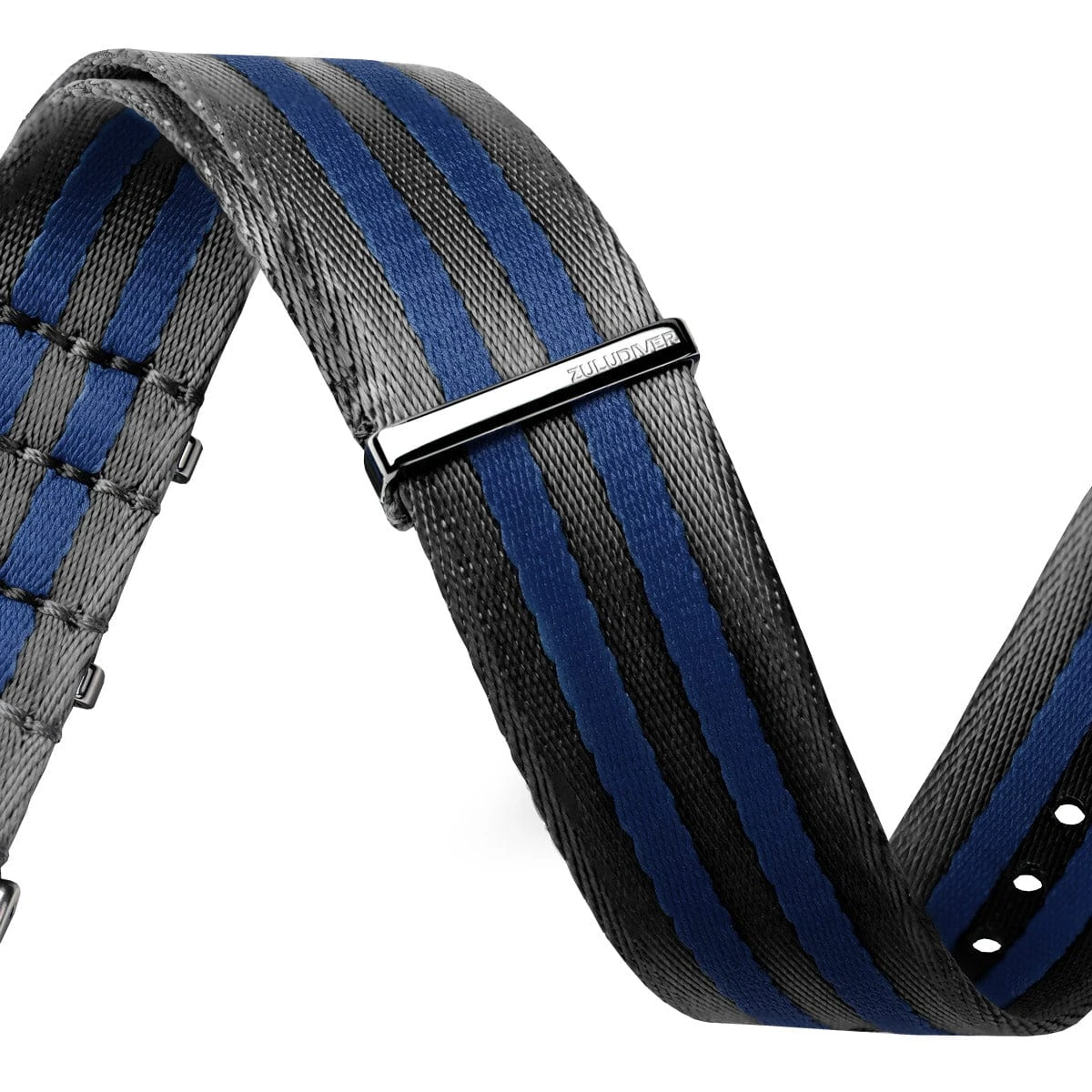 ZULUDIVER 1973 British Military Watch Strap: ARMOURED RECON - Navy Bond, Polished - Image 6
