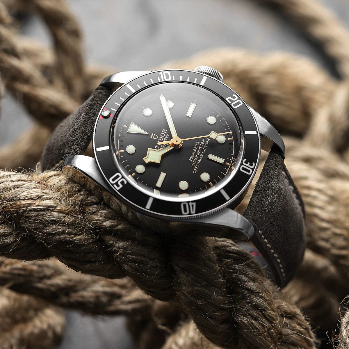 Stanton Conceria Opera Suede Padded Watch Strap - Forest Green - Image 8