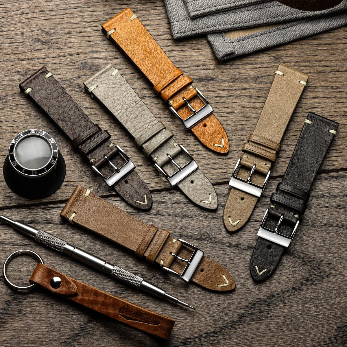 Vintage Cavallo Horse Leather Watch Strap - Brown - Image 4