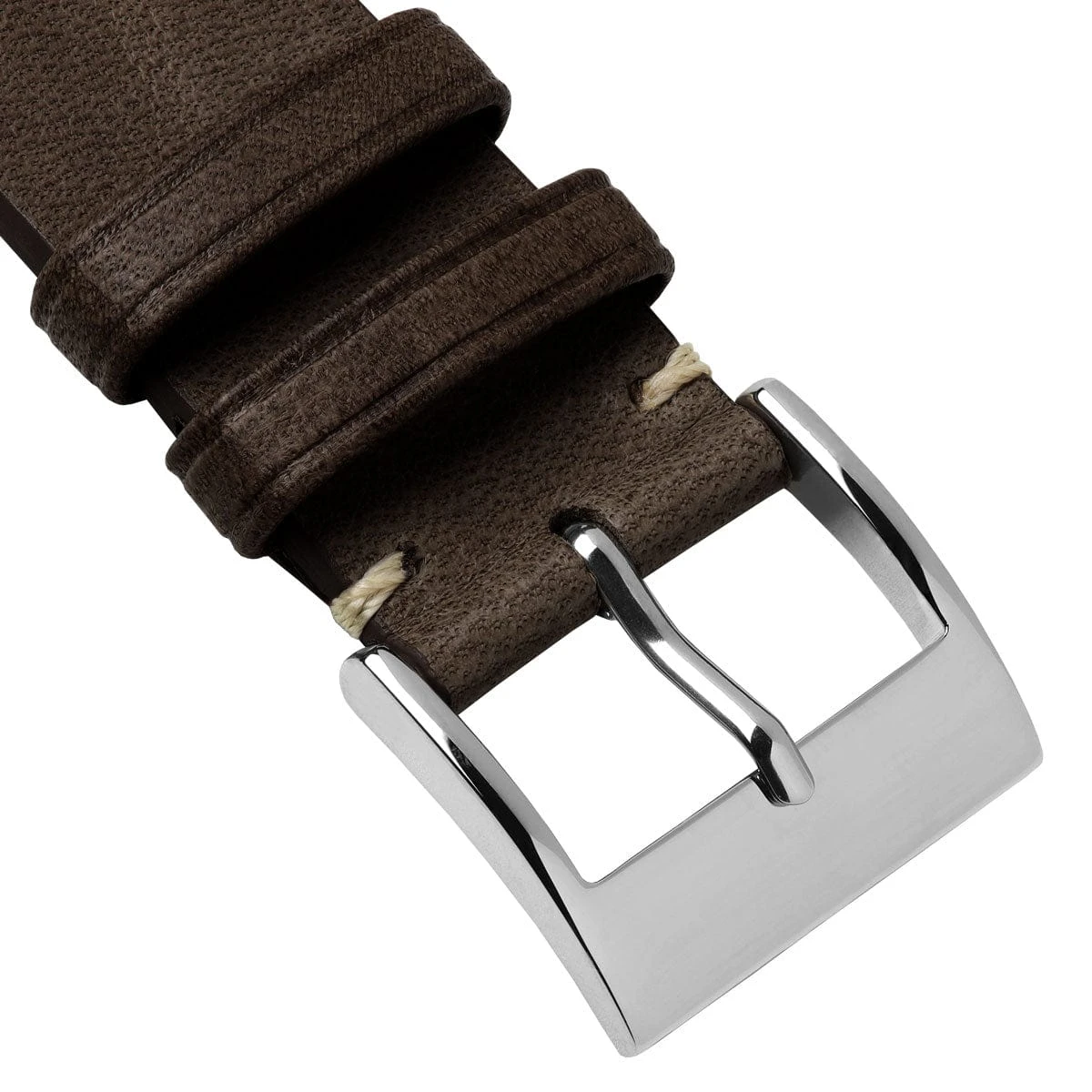 Vintage Cavallo Horse Leather Watch Strap - Brown - Image 7