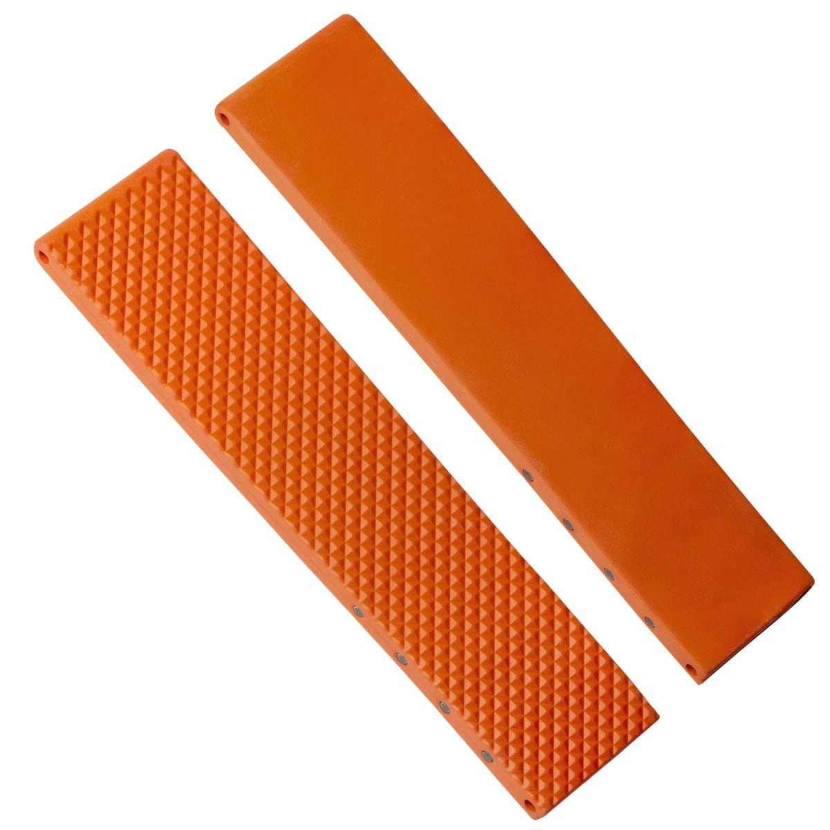 WatchGecko 300 (MKII) Italian Rubber Watch Strap - Orange - Image 6