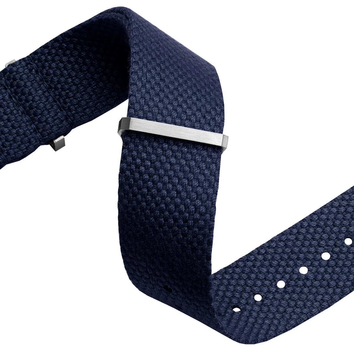 WatchGecko Braemore Military Nylon Watch Strap - Marine Blue - Image 6