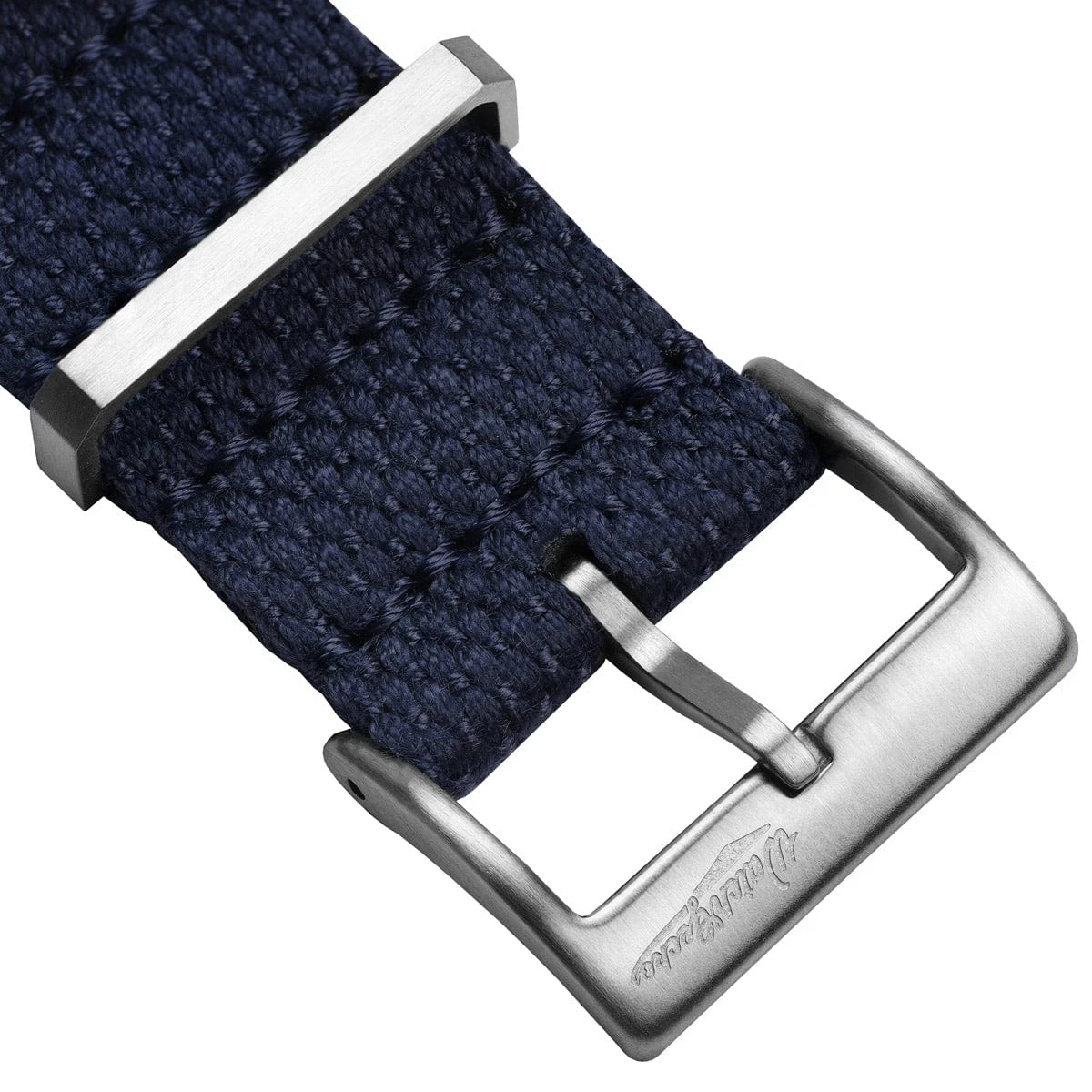 WatchGecko Braemore Military Nylon Watch Strap - Marine Blue - Image 5