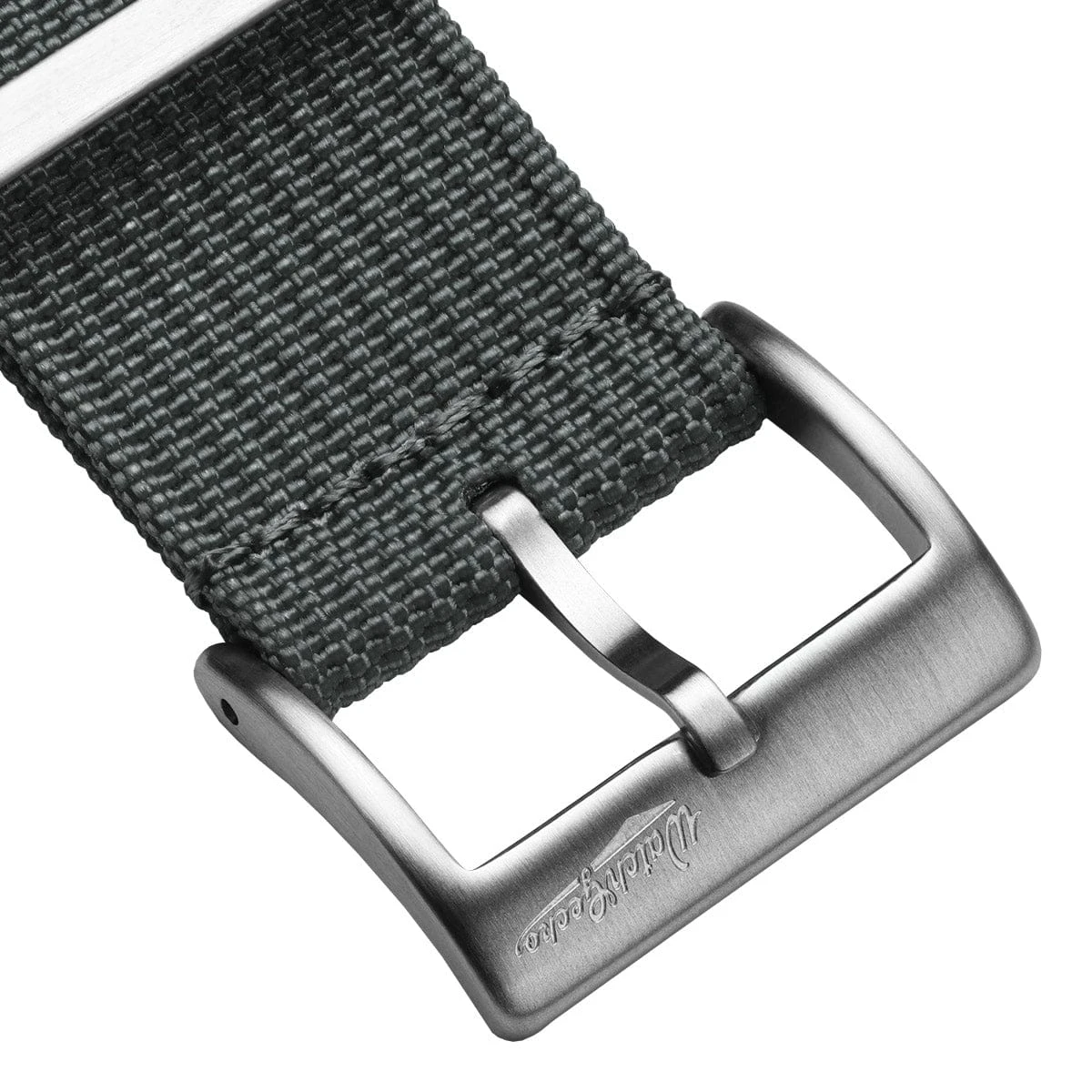 WatchGecko Ridge Military Nylon Watch Strap - Grey - Image 7