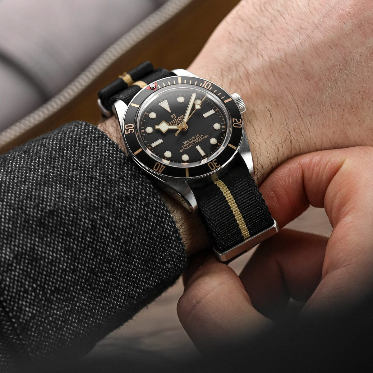 WatchGecko Signature Military Nylon Watch Strap - Bond - Image 11